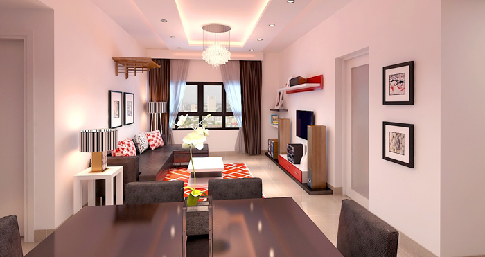Tư vấn thiết kế nội thất căn hộ chung cư bằng cách tận dụng nguồn sáng