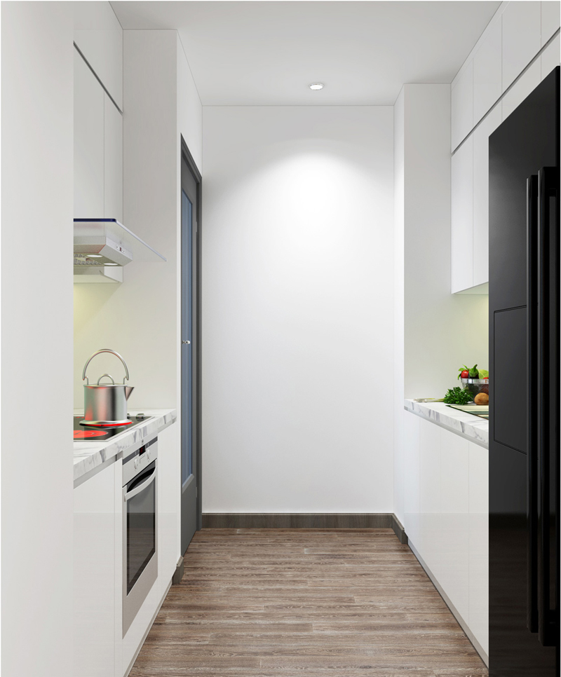 Thiết kế nội thất vinhomes central park tiện nghi cho phòng bếp