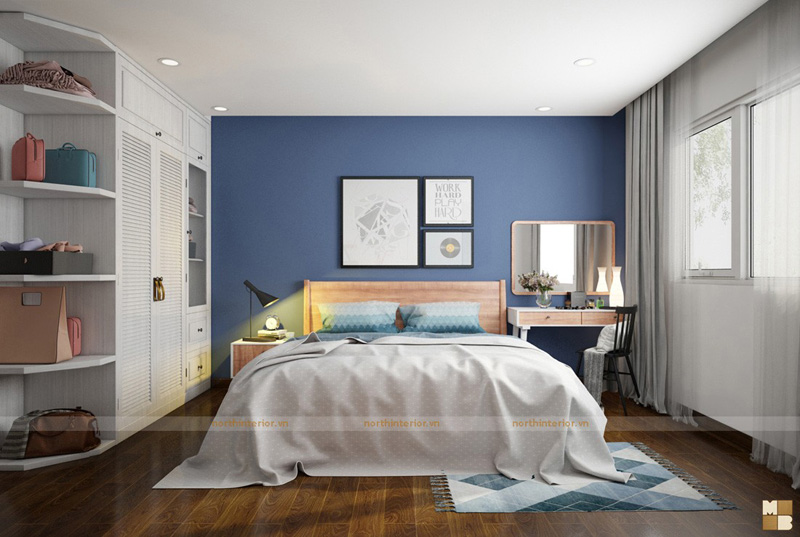 Đơn giá hoàn thiện căn hộ chung cư cao cấp 100m2 ưu đãi nhất 2018 - phòng ngủ