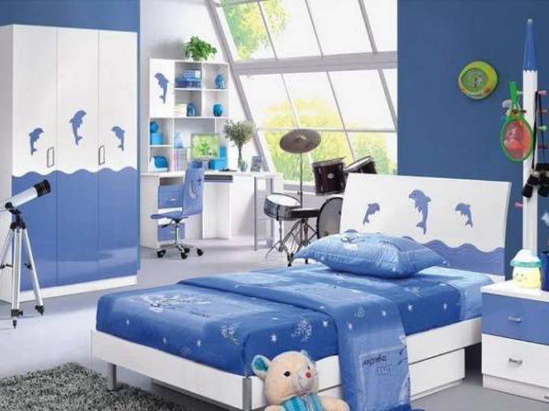 Phòng ngủ năng động tinh tế dành cho bé gái