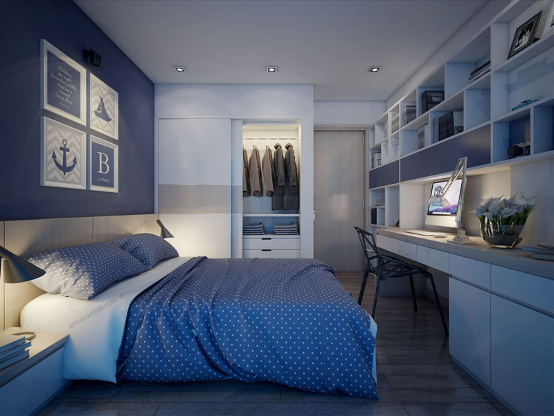 thiết kế nội thất chung cư park hill phòng ngủ dành cho bé