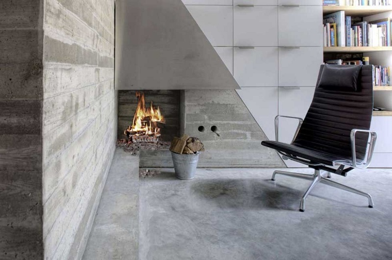 Mẫu thiết kế kế sàn nhà bê tông với màu xám nhẹ lịch lãm tạo nên vẻ đẹp tinh tế cho không gian