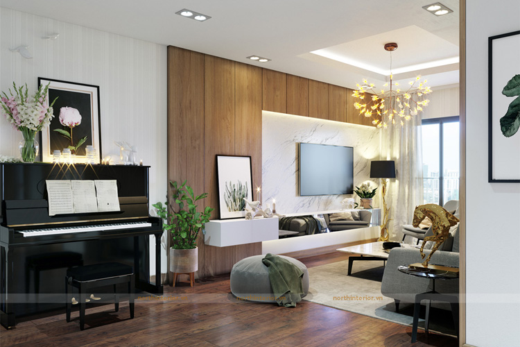 Thiết kế nội thất căn hộ mẫu chung cư Goldmark City