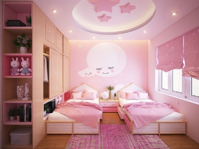 Chia sẻ bí quyết trang trí phòng ngủ cho bé gái cực ngộ nghĩnh và đáng yêu