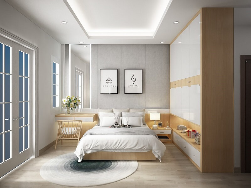 Top 30 Mẫu thiết kế phòng ngủ 14m2 đẹp hiện đại đa phong cách