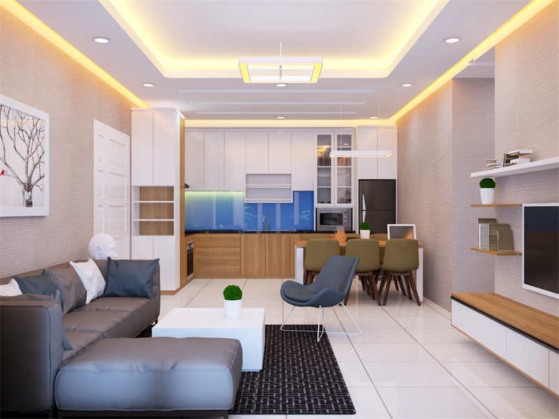 thiết kế nội thất chung cư hiện đại 5