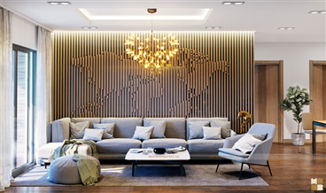 2 mẫu thiết kế nội thất nhà chung cư cao cấp đẹp hút mắt tại Hà Nội