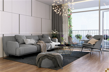 3 mẫu thiết kế nội thất căn hộ 90m2 đẹp hiện đại, tinh tế