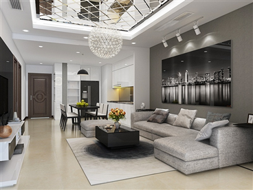3 mẫu thiết kế nội thất căn hộ nhà chung cư 110m2 đẹp hiện đại