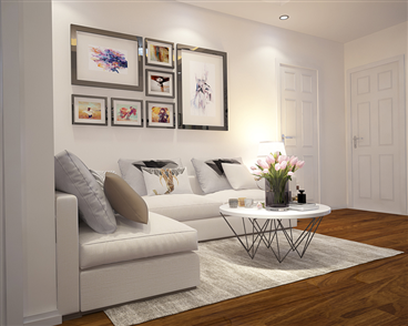 Thiết kế nội thất chung cư 67m2 đẹp dịu dàng trong sắc trắng tinh khôi