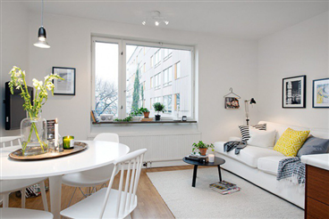 Thiết kế nội thất phong cách Bắc Âu tinh tế cuốn hút với tông trắng