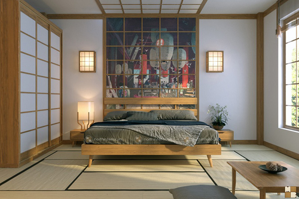 Giường ngủ kiểu Nhật GNN1
