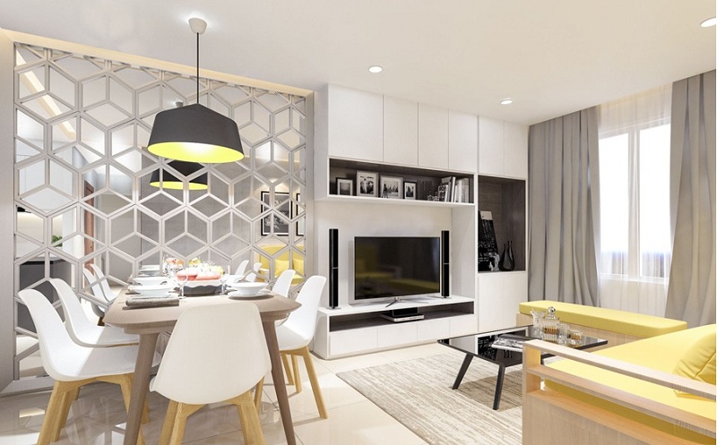 2 phong cách thiết kế căn hộ 58m2 đẹp được ưa chuộng nhất 2018 - H10