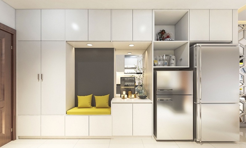 2 phong cách thiết kế căn hộ 58m2 đẹp được ưa chuộng nhất 2018 - H11