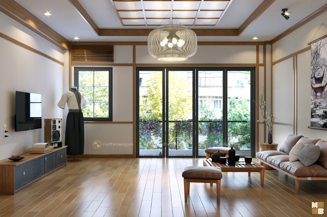 Thiết kế nhà kiểu Nhật - căn mẫu liền kề MINORI (P1)
