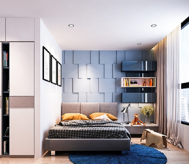 Thiết kế nội thất căn hộ chung cư 75m2 ấn tượng nhất 2018 - H7