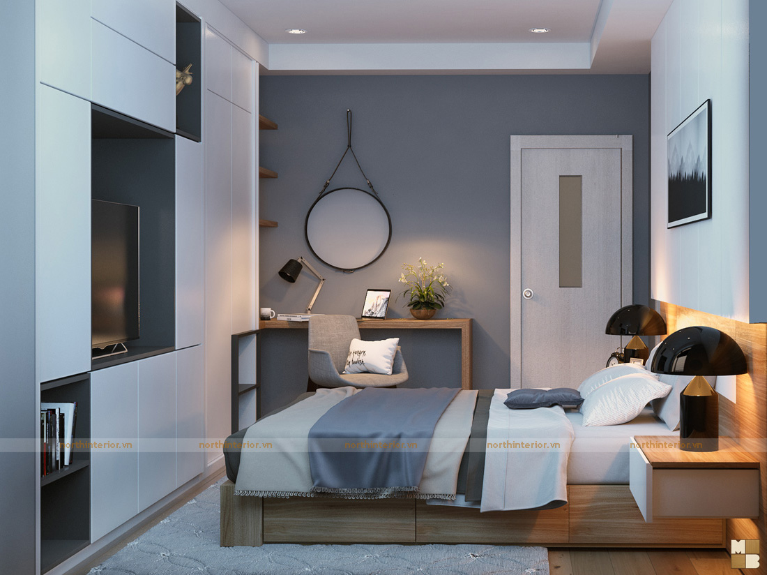 Thiết kế nội thất căn hộ chung cư Ecolife Tây Hồ - H8