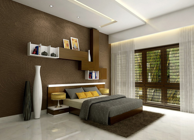 Mẫu thiết kế nội thất chung cư 2 phòng ngủ số 1 - Phòng ngủ master