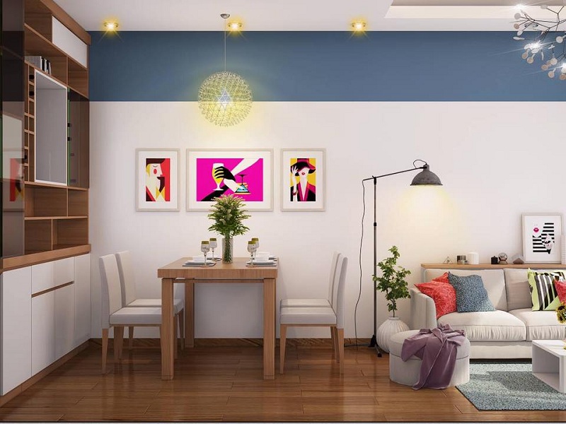 Chiêm ngưỡng 3 mẫu thiết kế nội thất chung cư 64m2 đẹp, tinh tế - H14