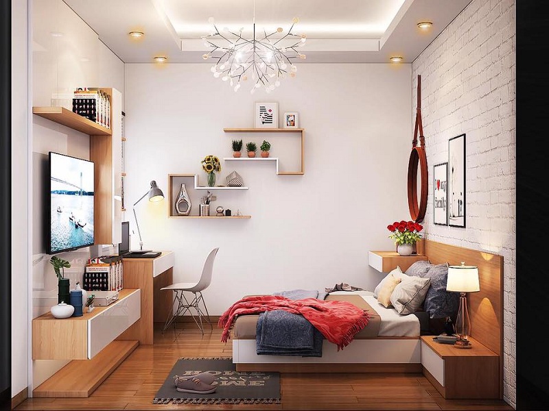 Chiêm ngưỡng 3 mẫu thiết kế nội thất chung cư 64m2 đẹp, tinh tế - H15