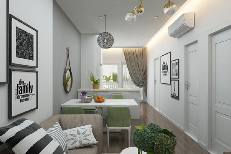 Chiêm ngưỡng 3 mẫu thiết kế nội thất chung cư 64m2 đẹp, tinh tế - H8