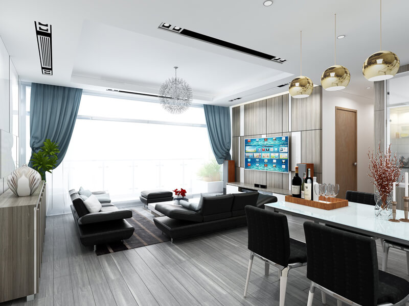 thiết kế nội thất chung cư ecopark 1