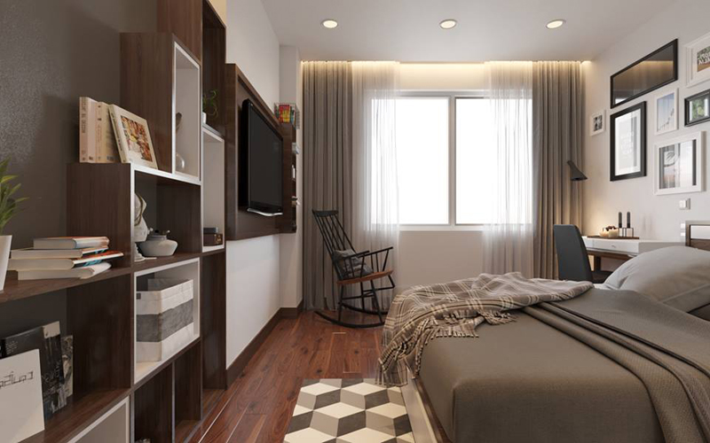 thiết kế nội thất chung cư gardenia 6