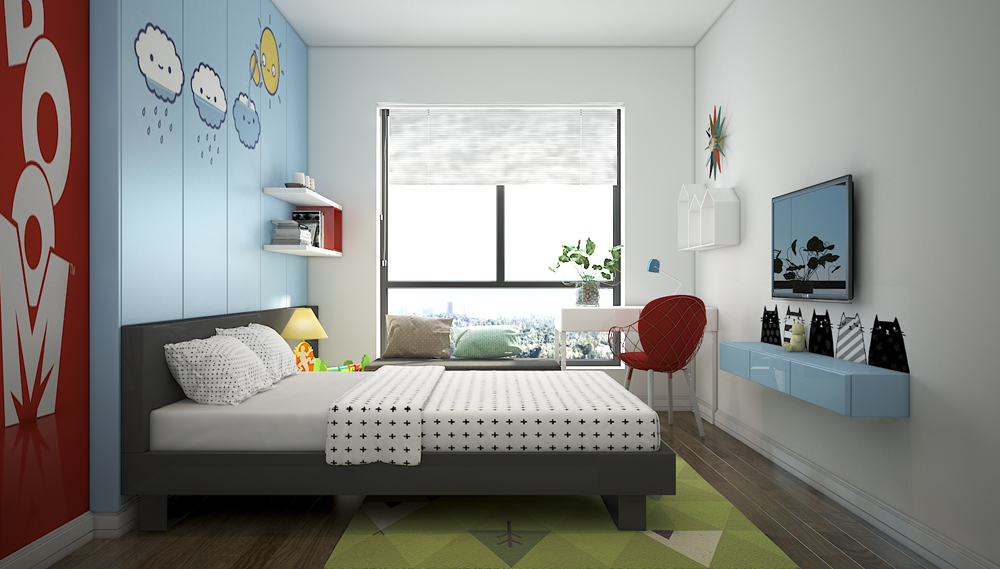 thiết kế nội thất chung cư hapulico 8
