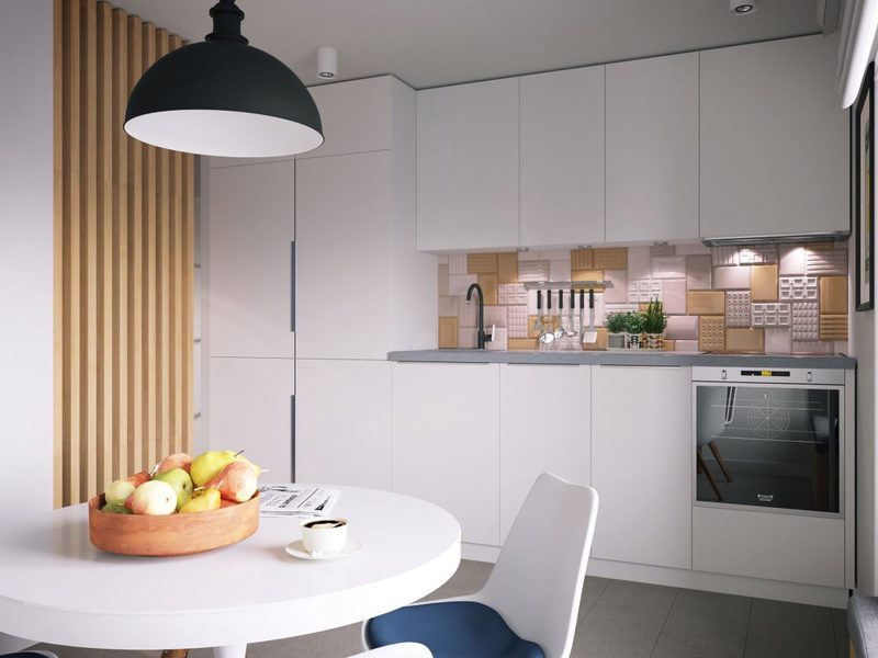 Thiết kế nội thất nhà ống 30m2 cho phòng bếp tiện nghi, sang trọng