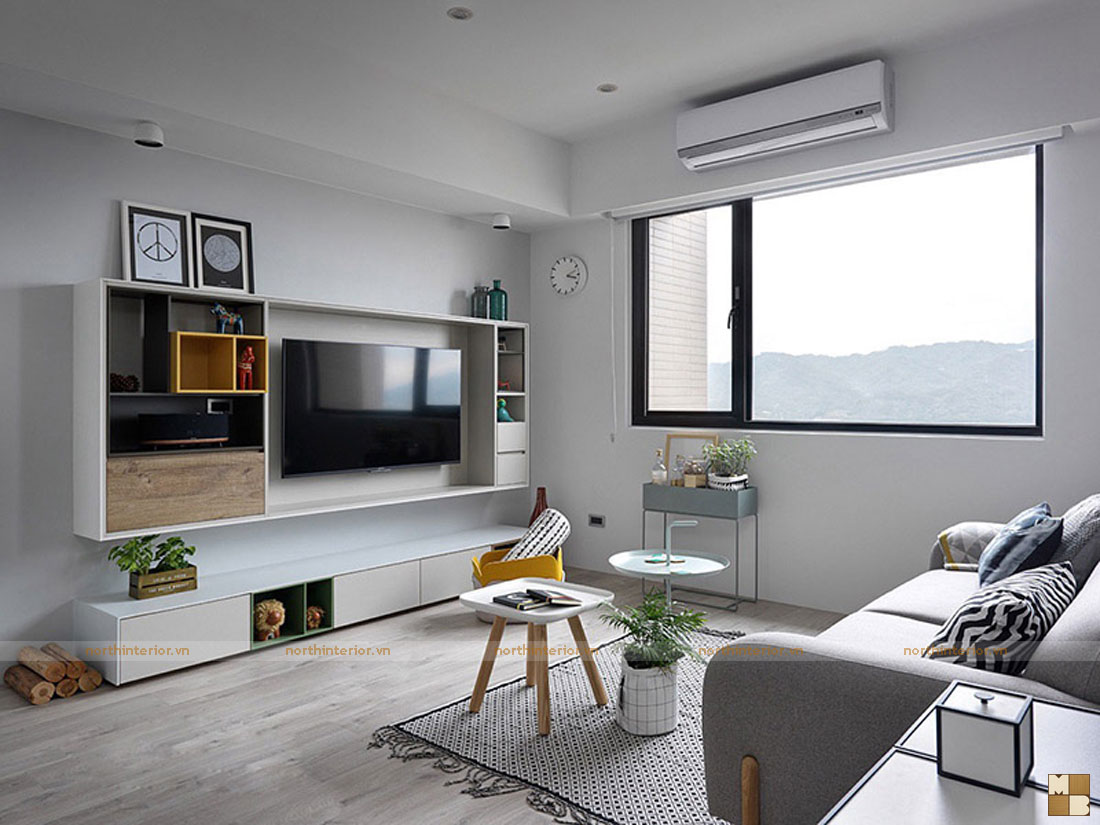 Thiết kế nội thất chung cư phong cách tối giản 2