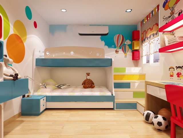 thiết kế phòng ngủ trẻ em 2