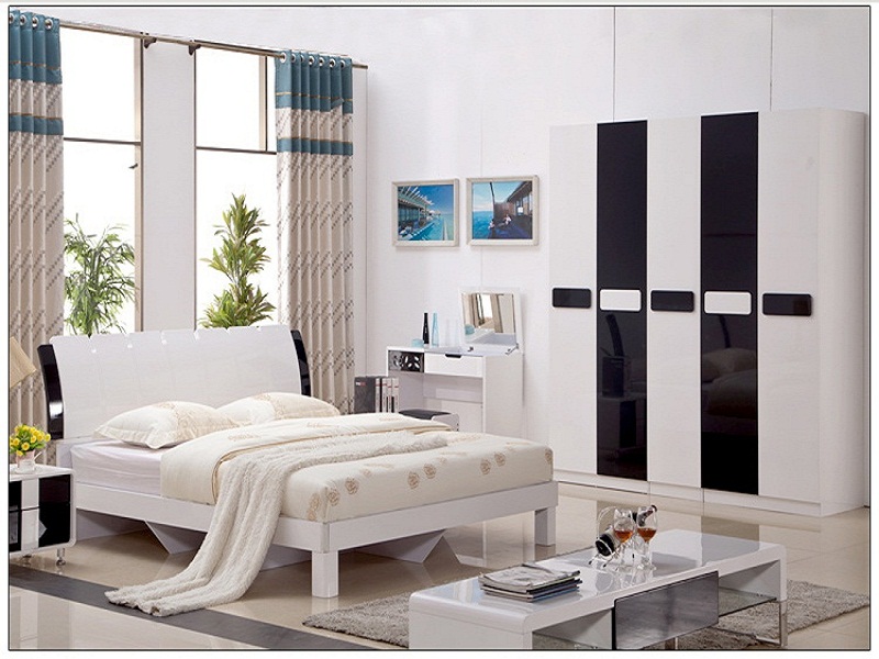 tông trắng luôn là lựa chọn cho cách trang trí phòng ngủ theo phong cách hàn quốc