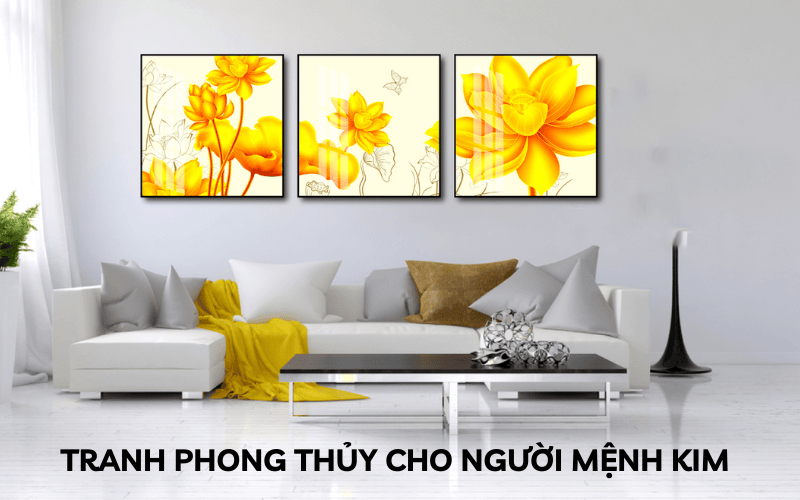 tranh phong thủy cho người mệnh kim