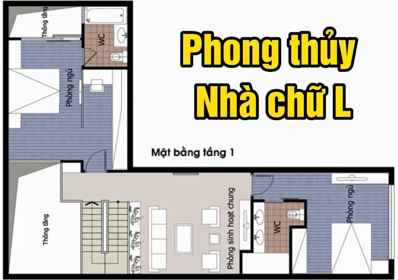 phong thủy xây nhà chữ L