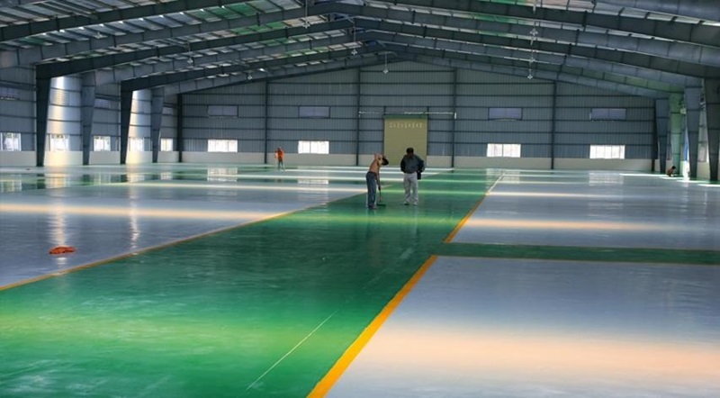 công nghệ mài và phủ lớp epoxy