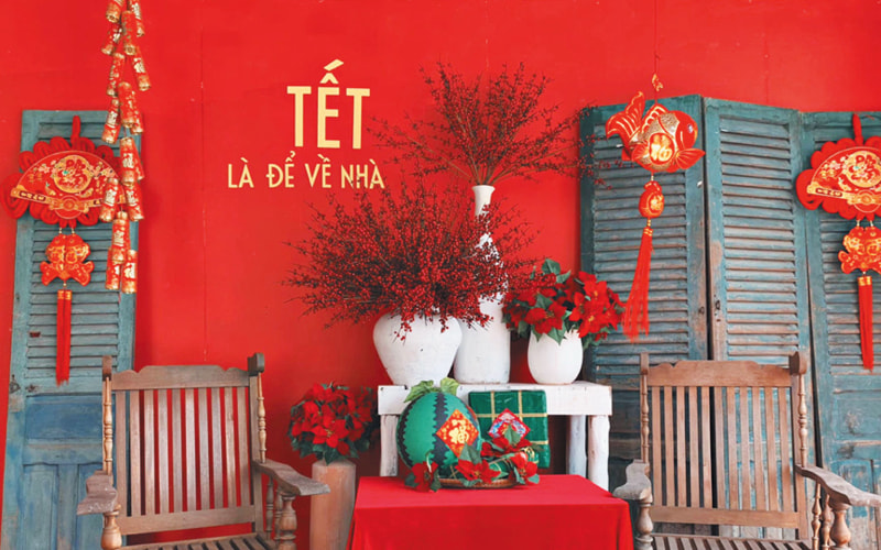 chụp ảnh ngày tết
