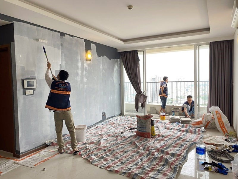 nhân công và đơn vị thi công