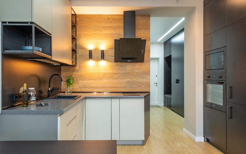 Bố trí phòng bếp nhỏ dưới 8m2