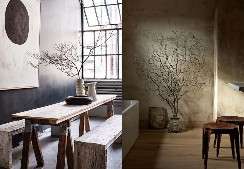 một số lưu ý khi thiết kế nội thất phong cách wabi sabi