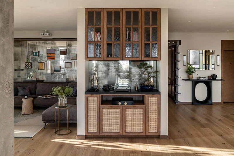 nhấn mạnh đường nét hình khối