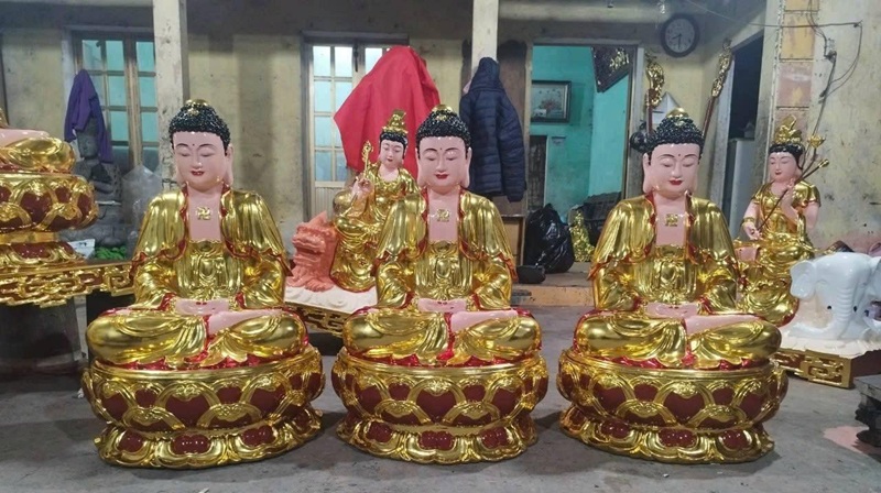 an vị tượng phật tam thế