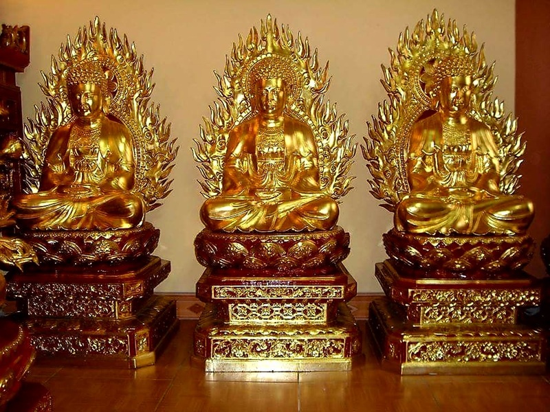 bộ ba tượng phật tam thế