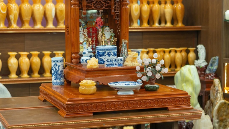 cách đặt tượng cóc ngậm tiền