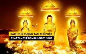 cách thờ tượng phật tam thế