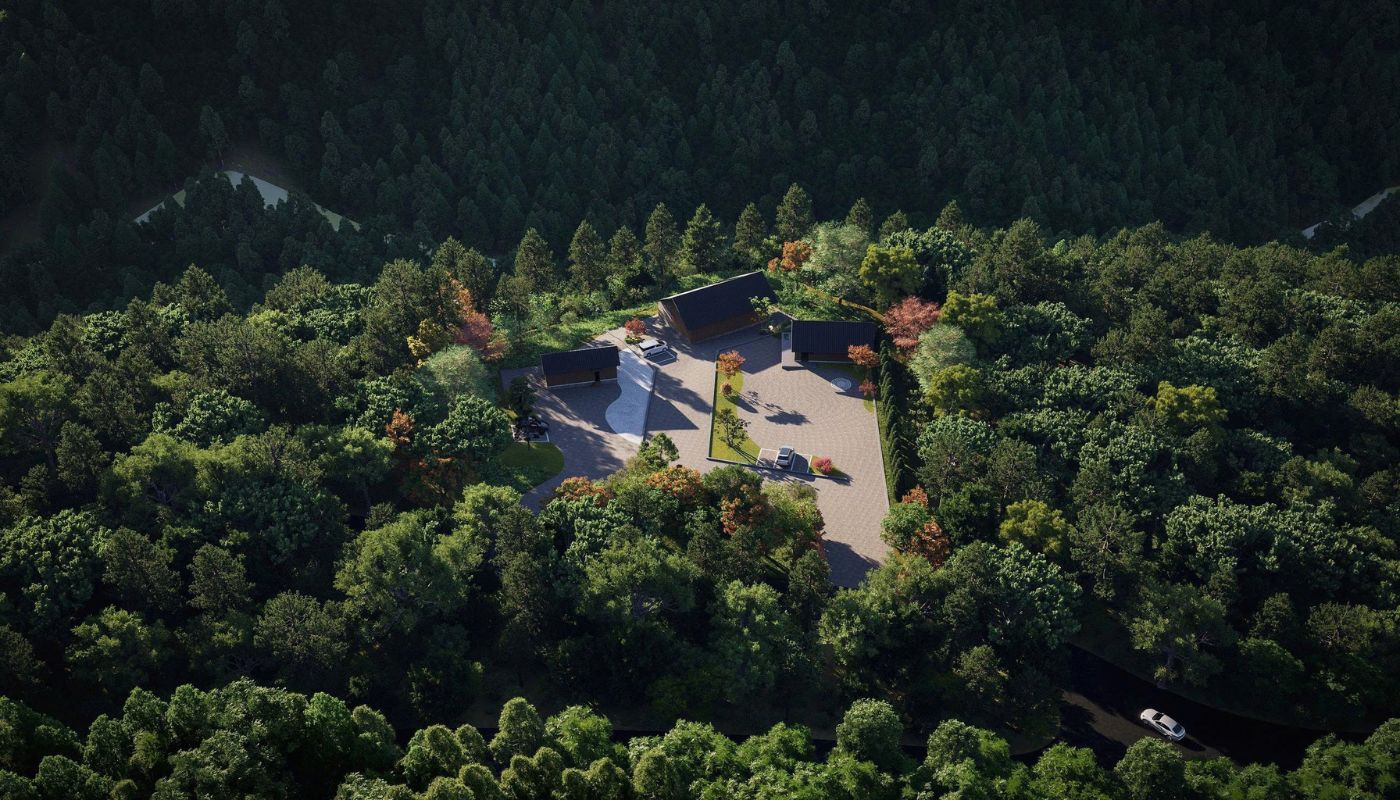 CG landscape perspective by Basic9studio