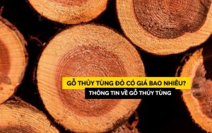gỗ thủy tùng đỏ có giá bao nhiêu