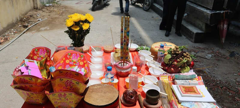 lễ cúng triệt hạ nhà cũ