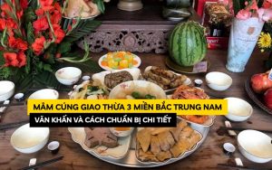 mâm cúng giao thừa