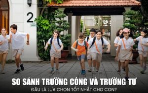 so sánh trường công và trường tư