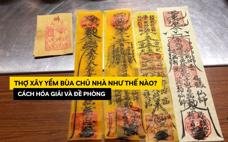 thợ xây yểm bùa chủ nhà